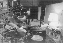 The pressure is on behind the kit!